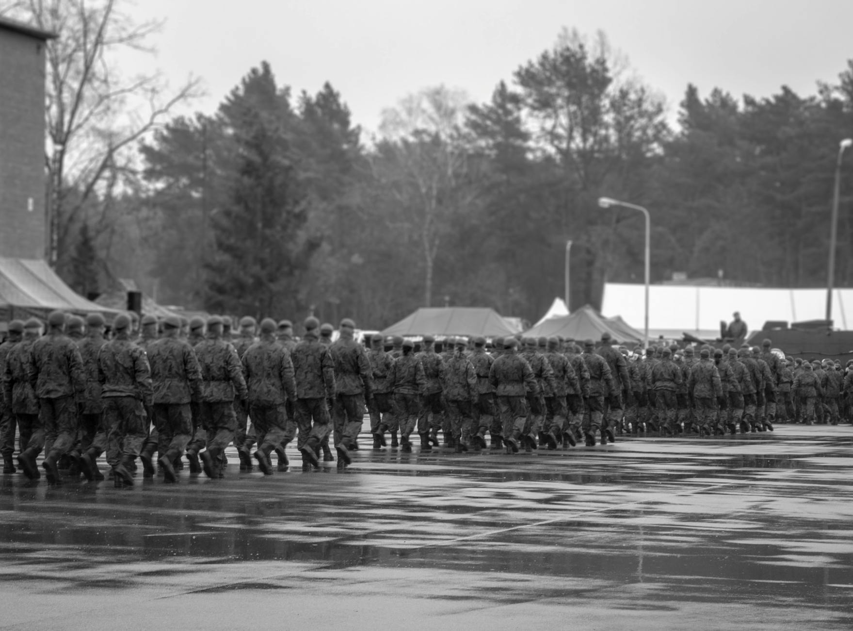 US troops Europe military base